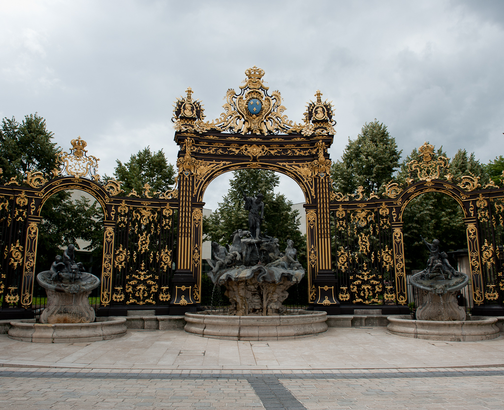 Rococo Fountain and Wrought-Iron Gate, Place Stanislas