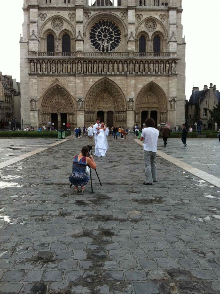 Outside Notre Dame
