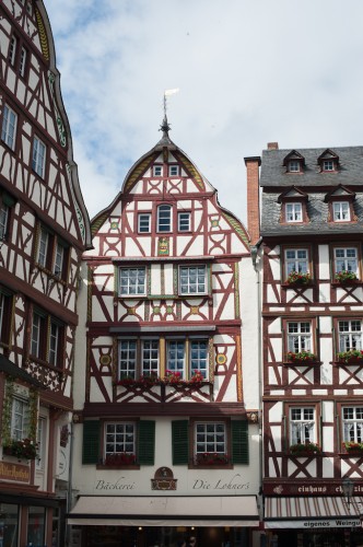 Half-timber house on the market square