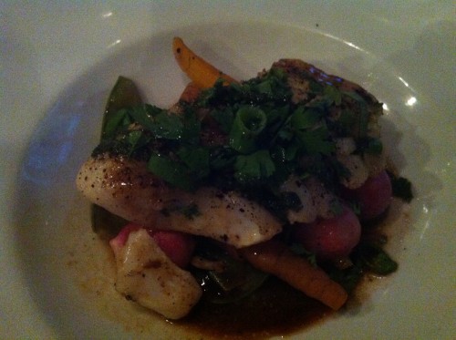 Cod with Baby Vegetables