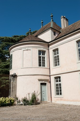 Chateau de Coppet-2 Corner of the courtyard