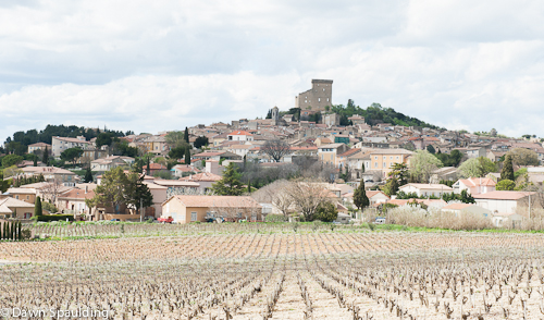 Château des Papes overlooking the town